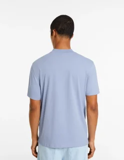 FEMME BERSHKA Personnalisables*T-shirt à manches courtes et col montant
