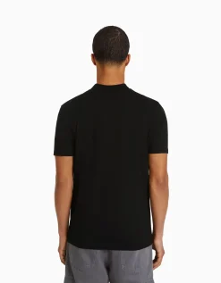 FEMME BERSHKA Personnalisables*T-shirt à manches courtes et col montant