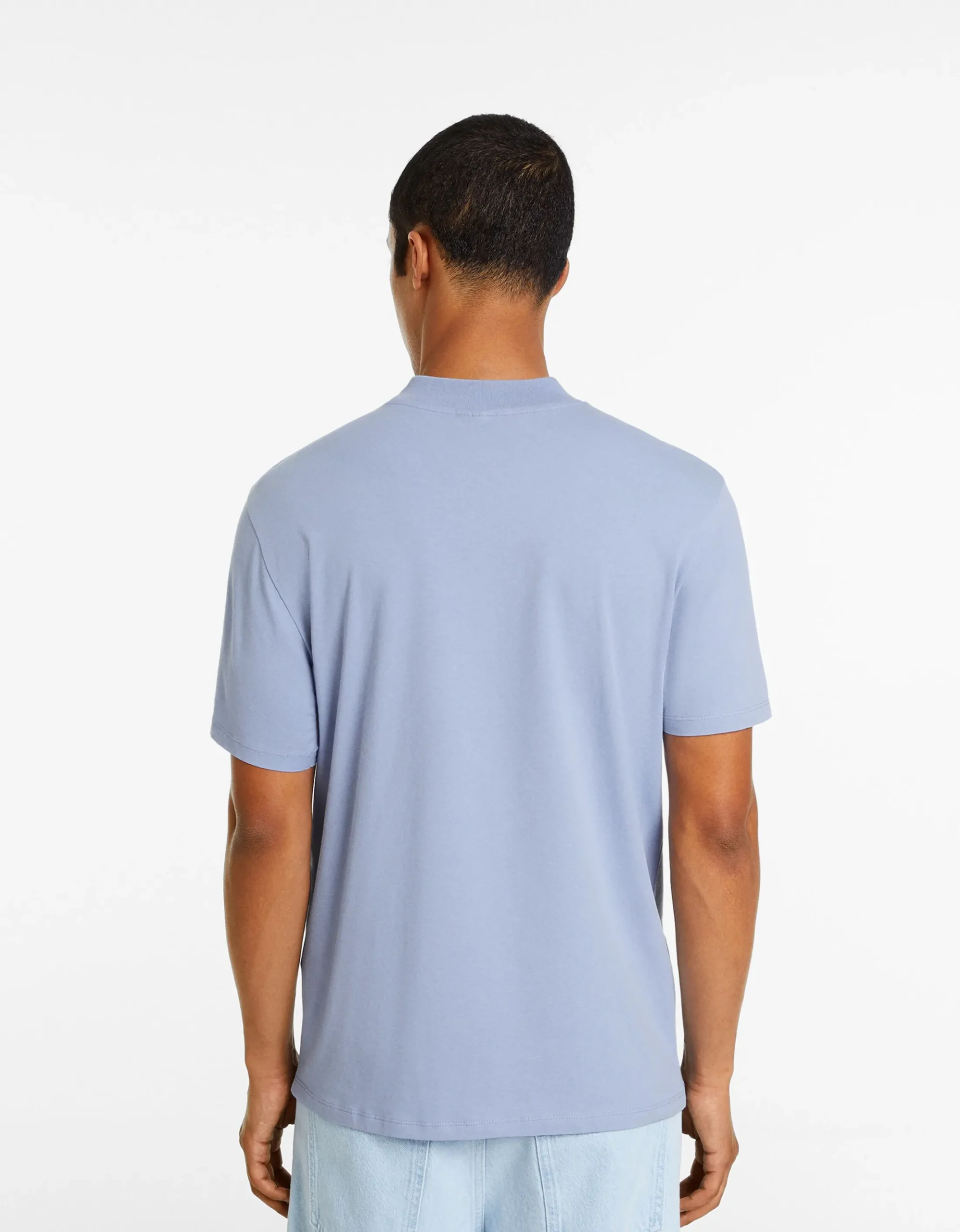 HOMME BERSHKA Vêtements*T-shirt à manches courtes et col montant