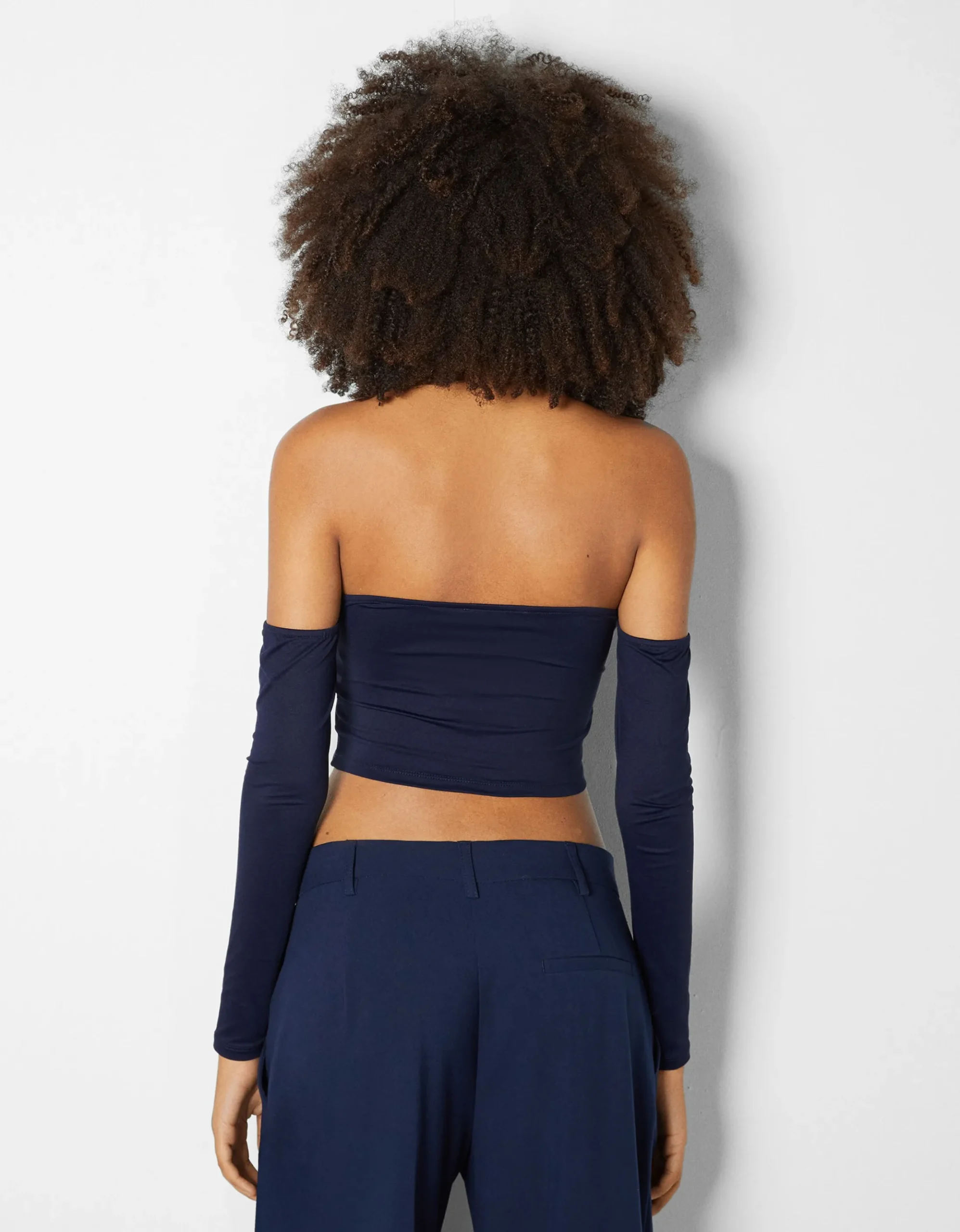FEMME BERSHKA Tee-shirts*T-shirt à manches longues cut out