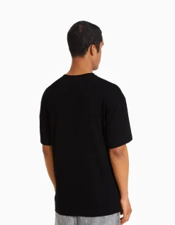 HOMME BERSHKA Vêtements*T-shirt manches courtes boxy fit empiècements