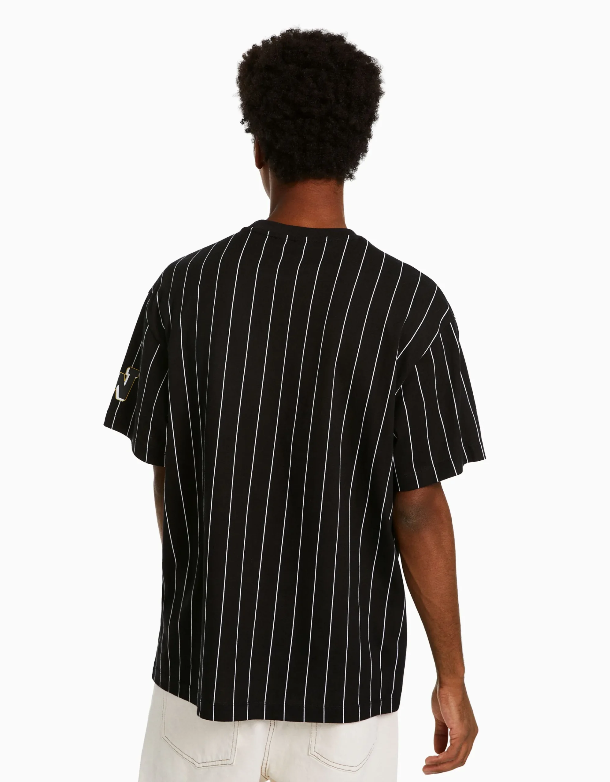 HOMME BERSHKA Vêtements*T-shirt manches courtes boxy fit Snoopy