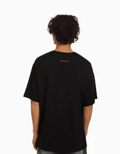 HOMME BERSHKA Chaussures*T-shirt manches courtes boxy fit imprimé The Notorious B.I.G.
