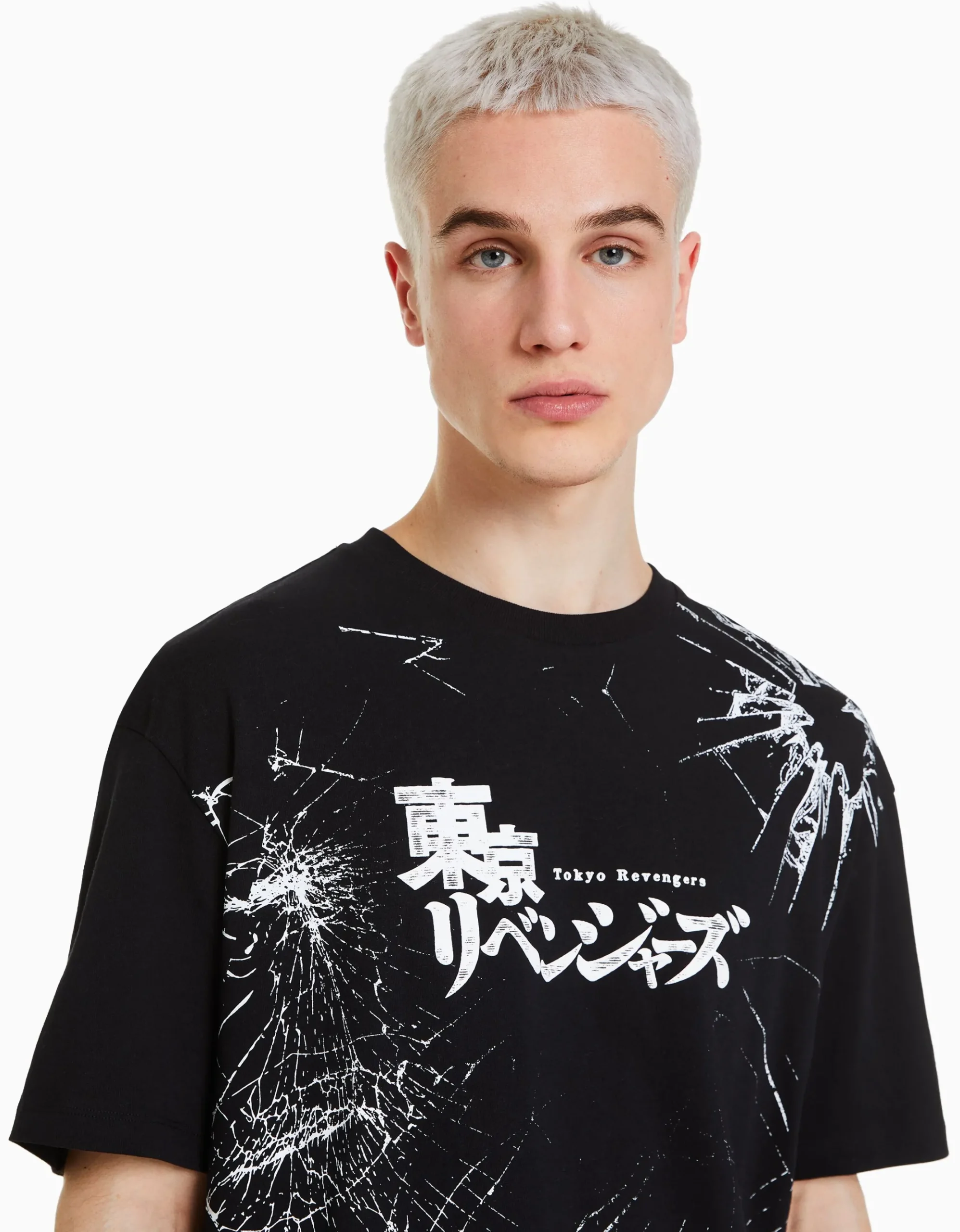 HOMME BERSHKA Collaborations®*T-shirt manches courtes boxy fit TOKYO REVENGERS