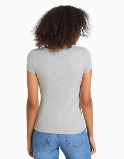 FEMME BERSHKA Tee-shirts*T-shirt manches courtes col rond