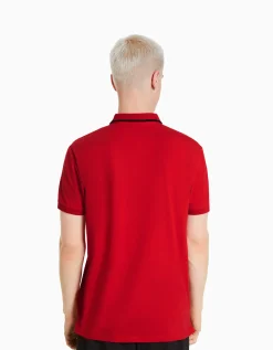 HOMME BERSHKA Tee-shirts*T-shirt manches courtes col polo bandes