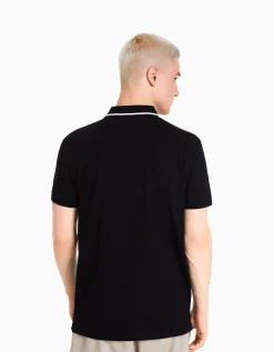 HOMME BERSHKA Tee-shirts*T-shirt manches courtes col polo bandes