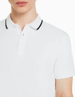 HOMME BERSHKA Tee-shirts*T-shirt manches courtes col polo bandes
