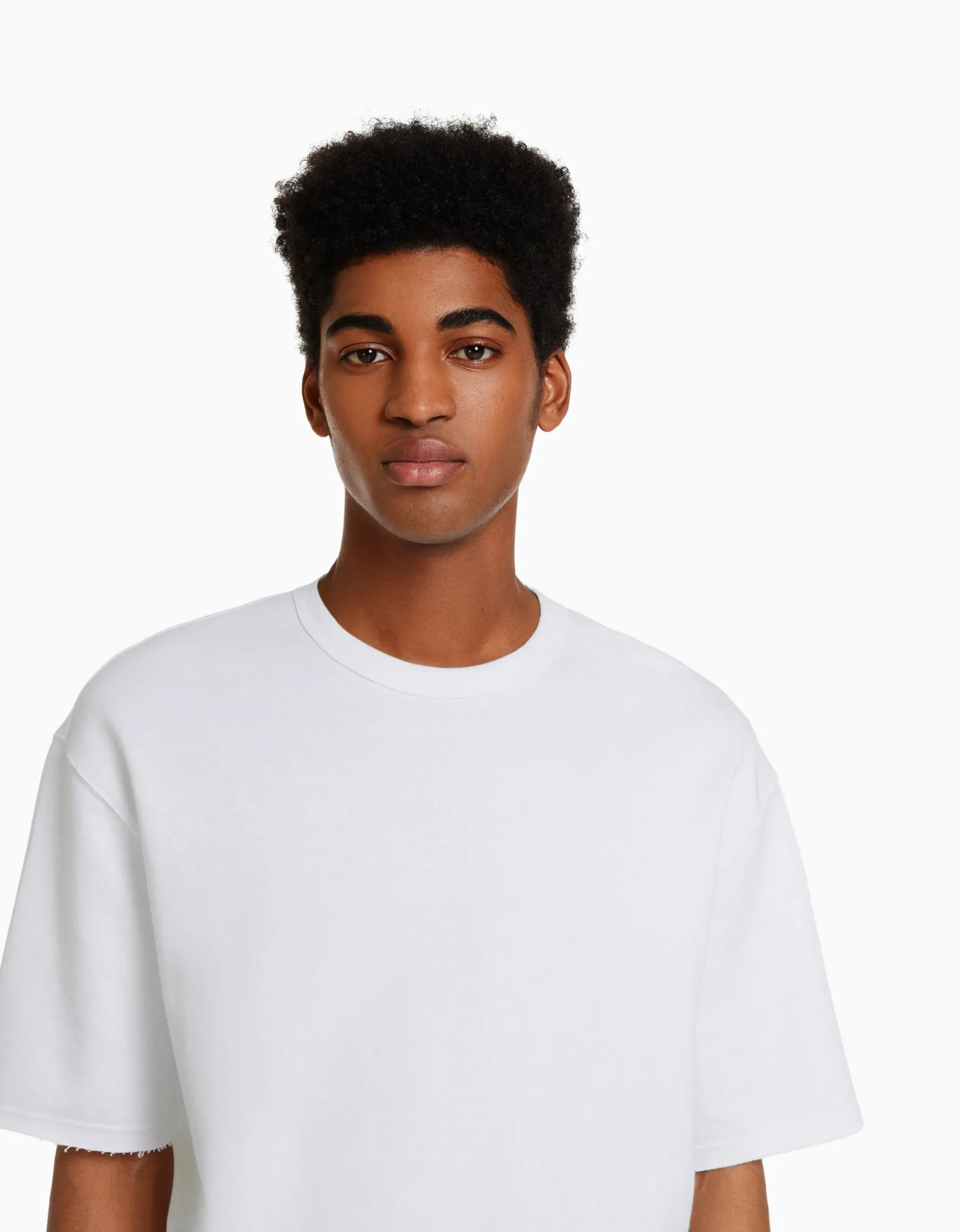 HOMME BERSHKA Survêtement*T-shirt manches courtes effet délavé