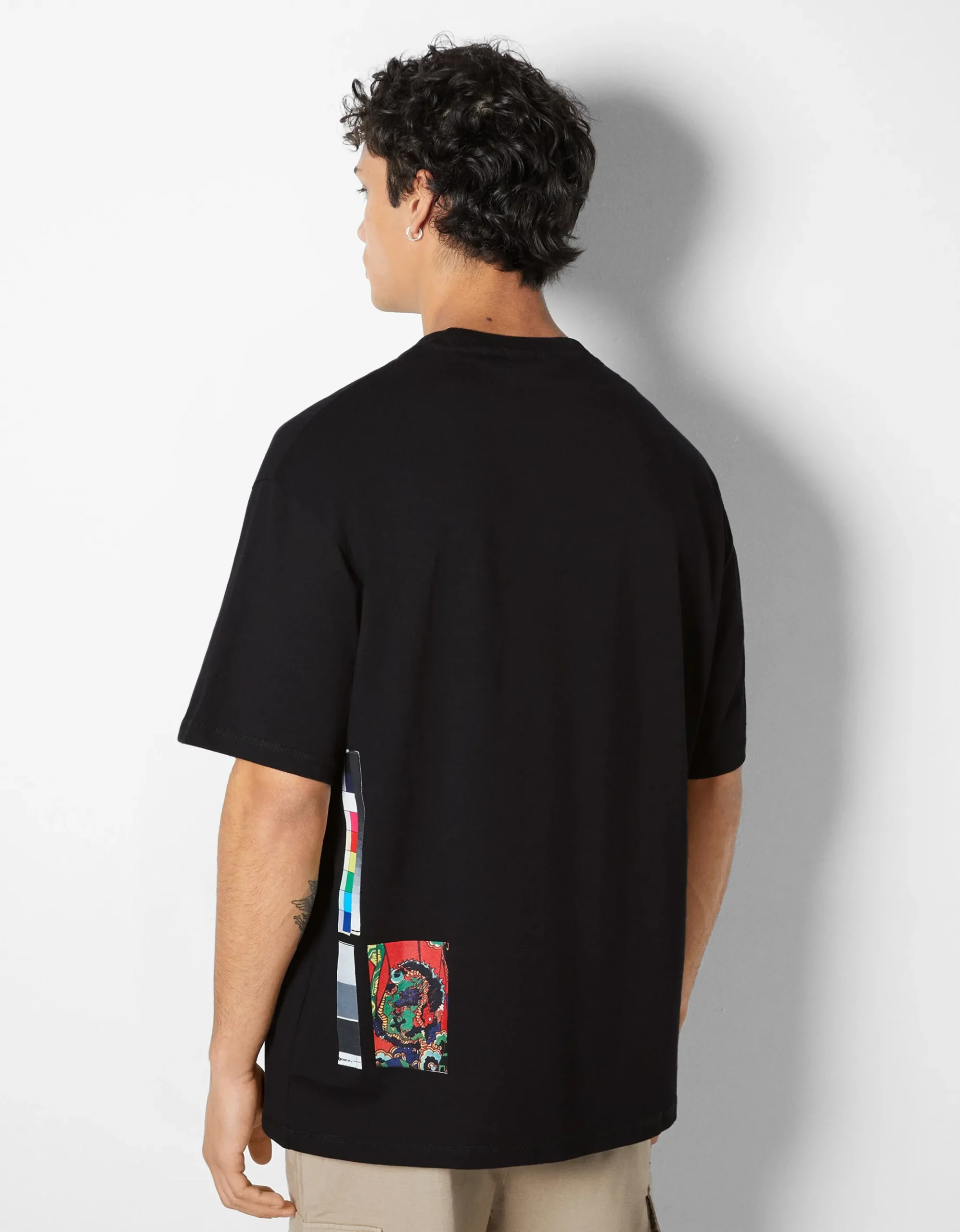HOMME BERSHKA Chaussures*T-shirt manches courtes imprimé Art Series