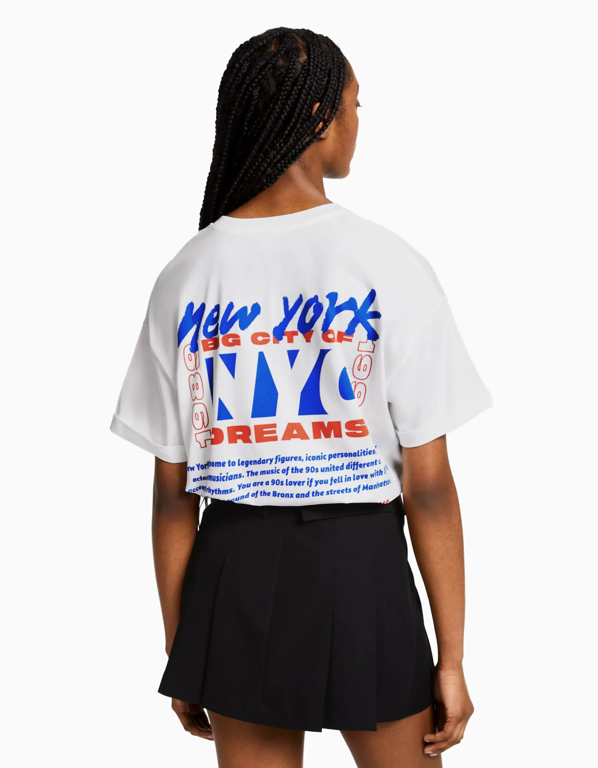 FEMME BERSHKA Tee-shirts*T-shirt manches courtes imprimé