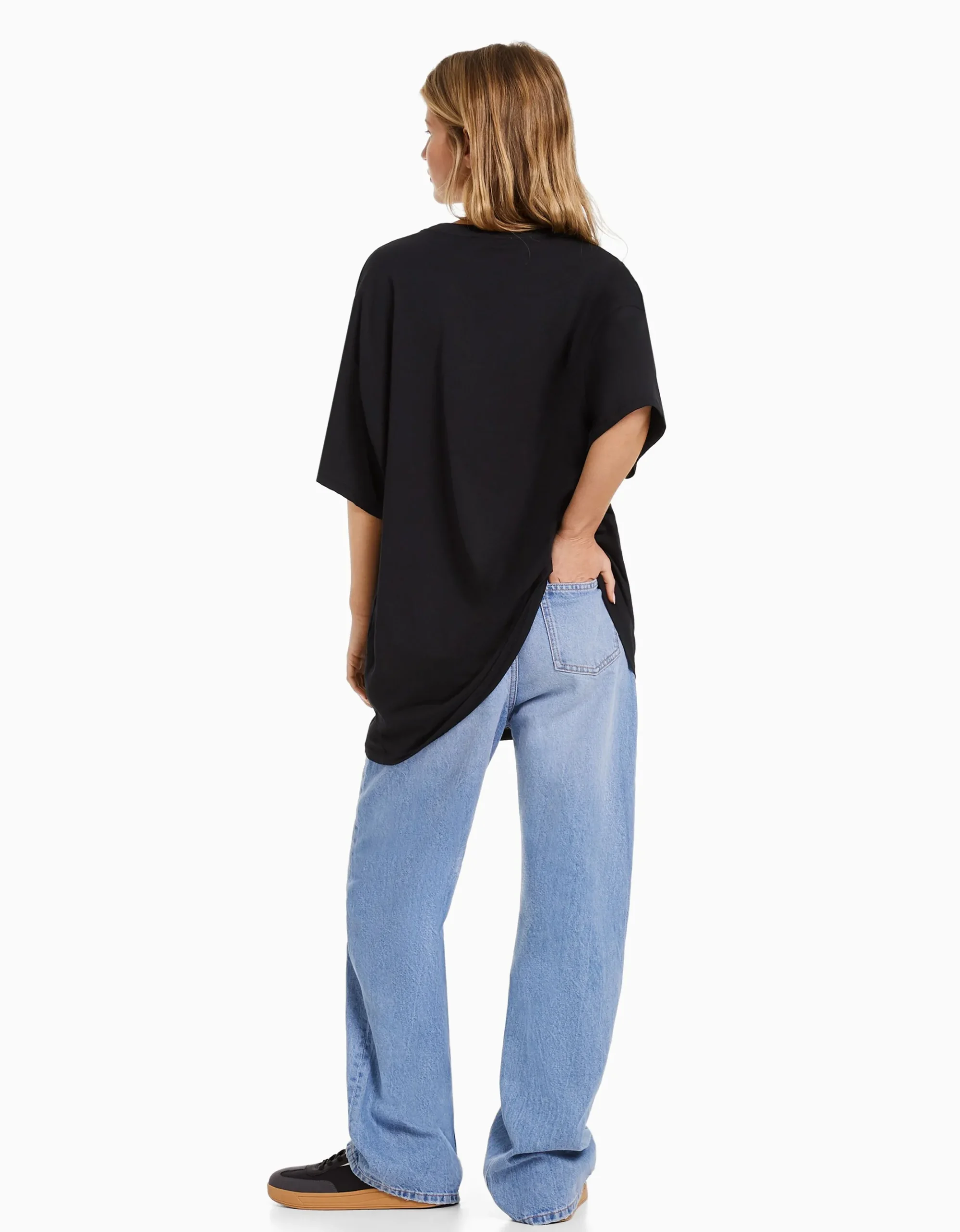 FEMME BERSHKA Tee-shirts*T-shirt manches courtes imprimé Ariana Grande