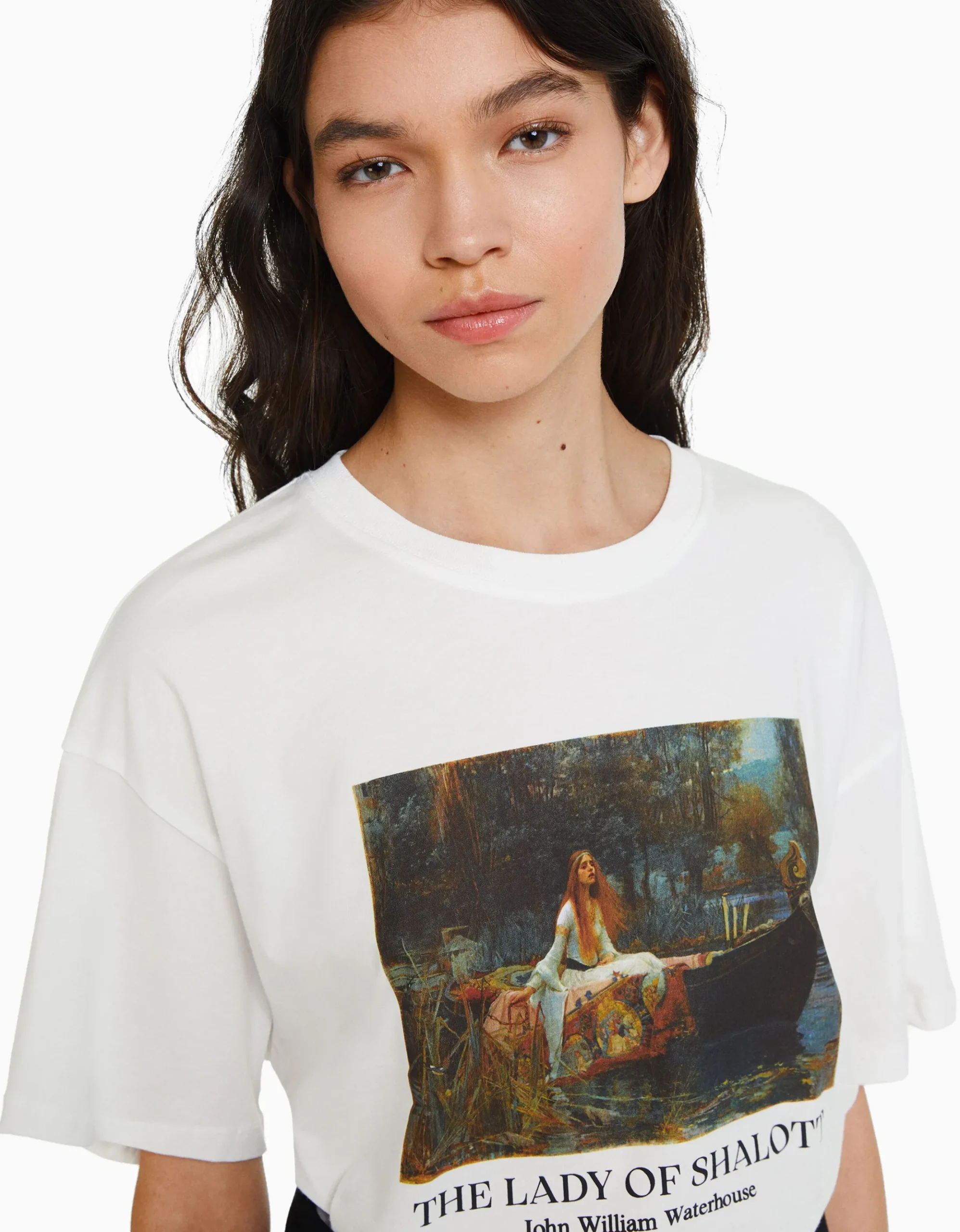 FEMME BERSHKA Tee-shirts*T-shirt manches courtes imprimé Art Series