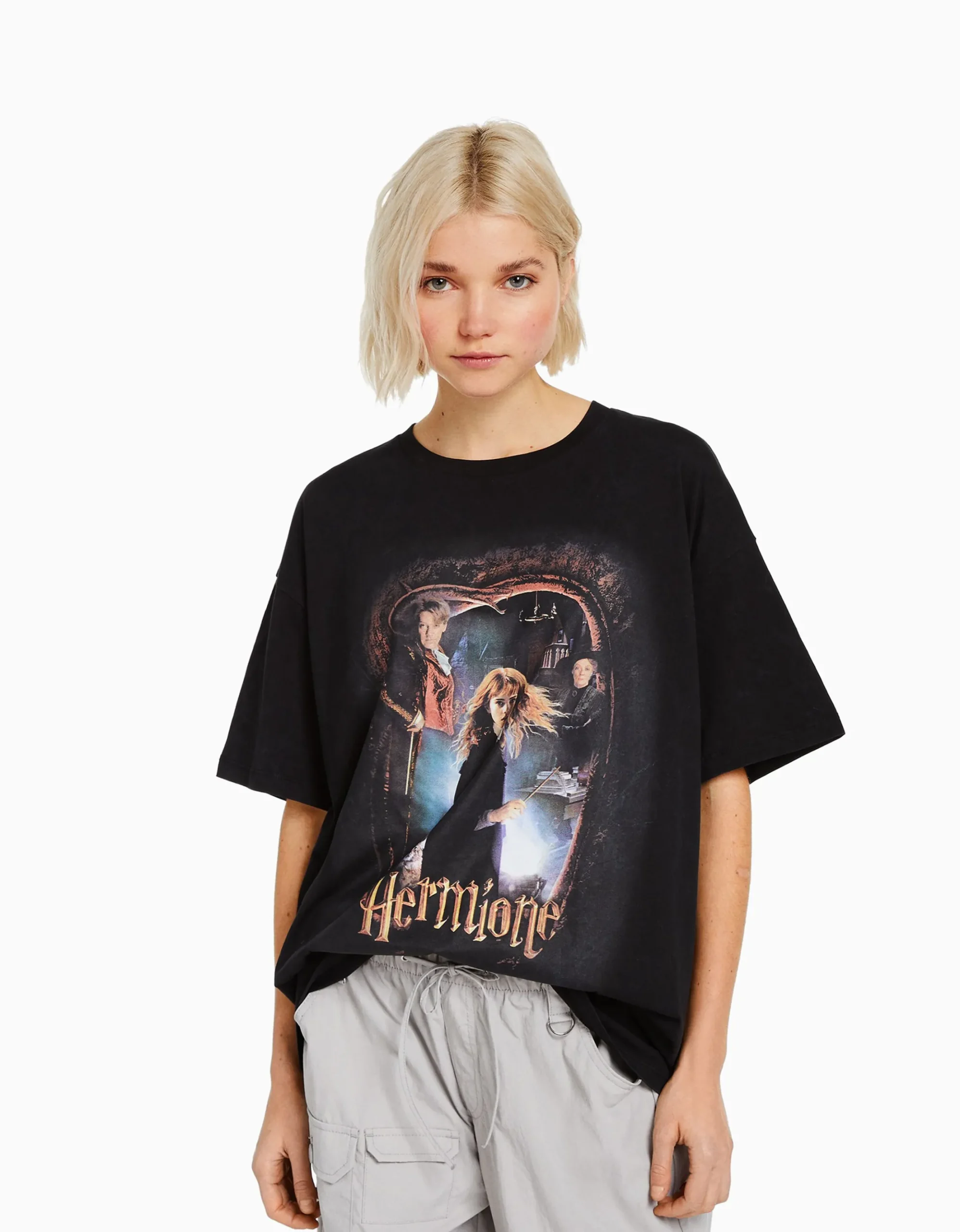 FEMME BERSHKA Tee-shirts*T-shirt manches courtes imprimé Harry Potter