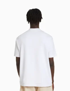 HOMME BERSHKA Vêtements*T-shirt manches courtes interlock