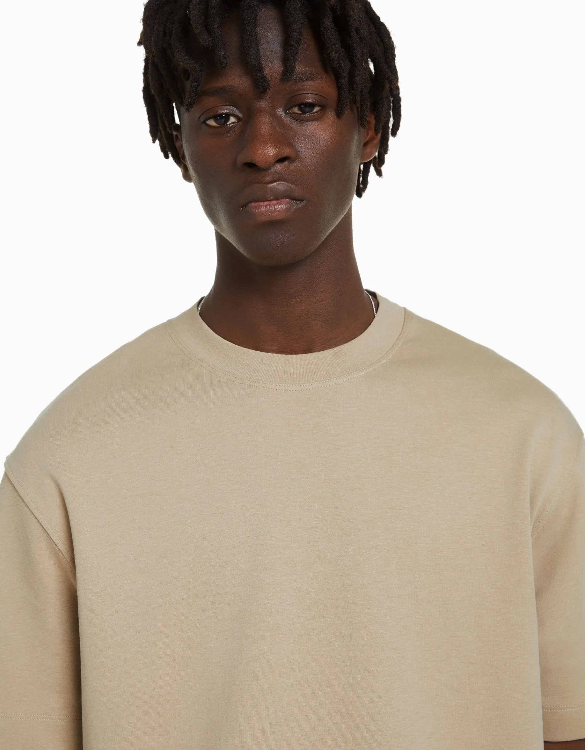 HOMME BERSHKA Tee-shirts*T-shirt manches courtes interlock