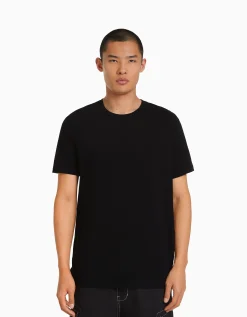 FEMME BERSHKA Personnalisables*T-shirt manches courtes regular fit