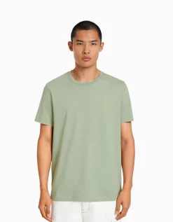 FEMME BERSHKA Personnalisables*T-shirt manches courtes regular fit