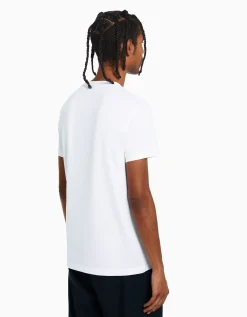 HOMME BERSHKA Tee-shirts*T-shirt manches courtes regular fit imprimé