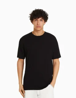 FEMME BERSHKA TEST*T-shirt manches courtes regular fit
