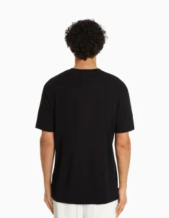 FEMME BERSHKA TEST*T-shirt manches courtes regular fit
