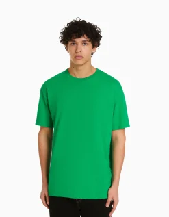 FEMME BERSHKA TEST*T-shirt manches courtes regular fit