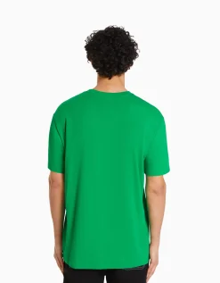 FEMME BERSHKA TEST*T-shirt manches courtes regular fit