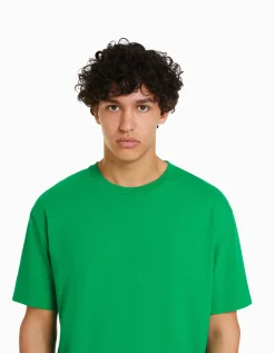 FEMME BERSHKA TEST*T-shirt manches courtes regular fit