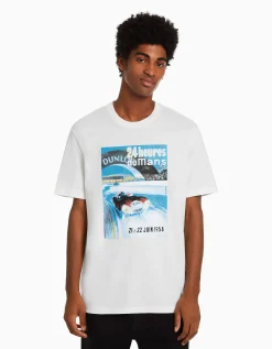 HOMME BERSHKA Vêtements*T-shirt manches courtes regular fit 24h LE MANS