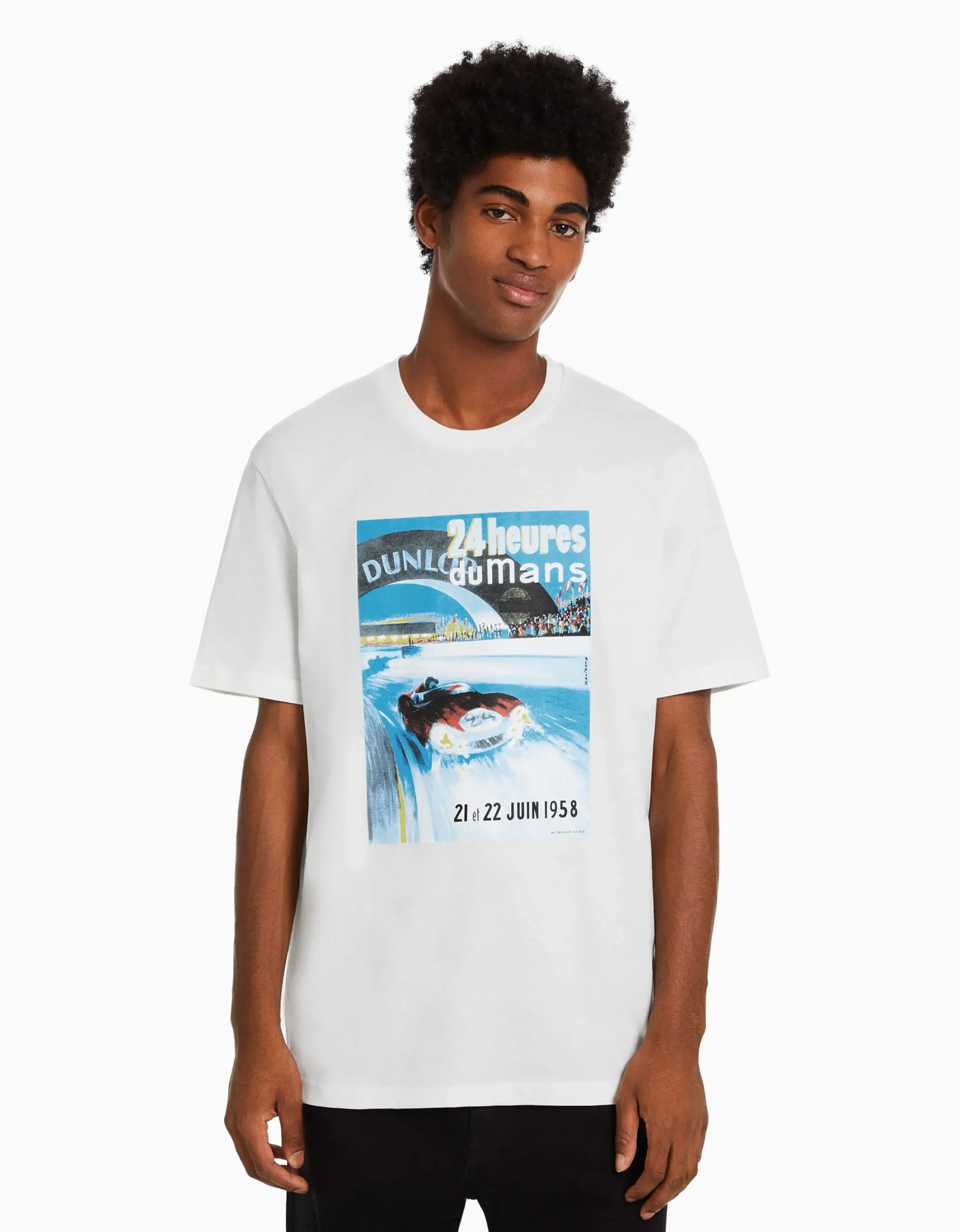 HOMME BERSHKA Vêtements*T-shirt manches courtes regular fit 24h LE MANS