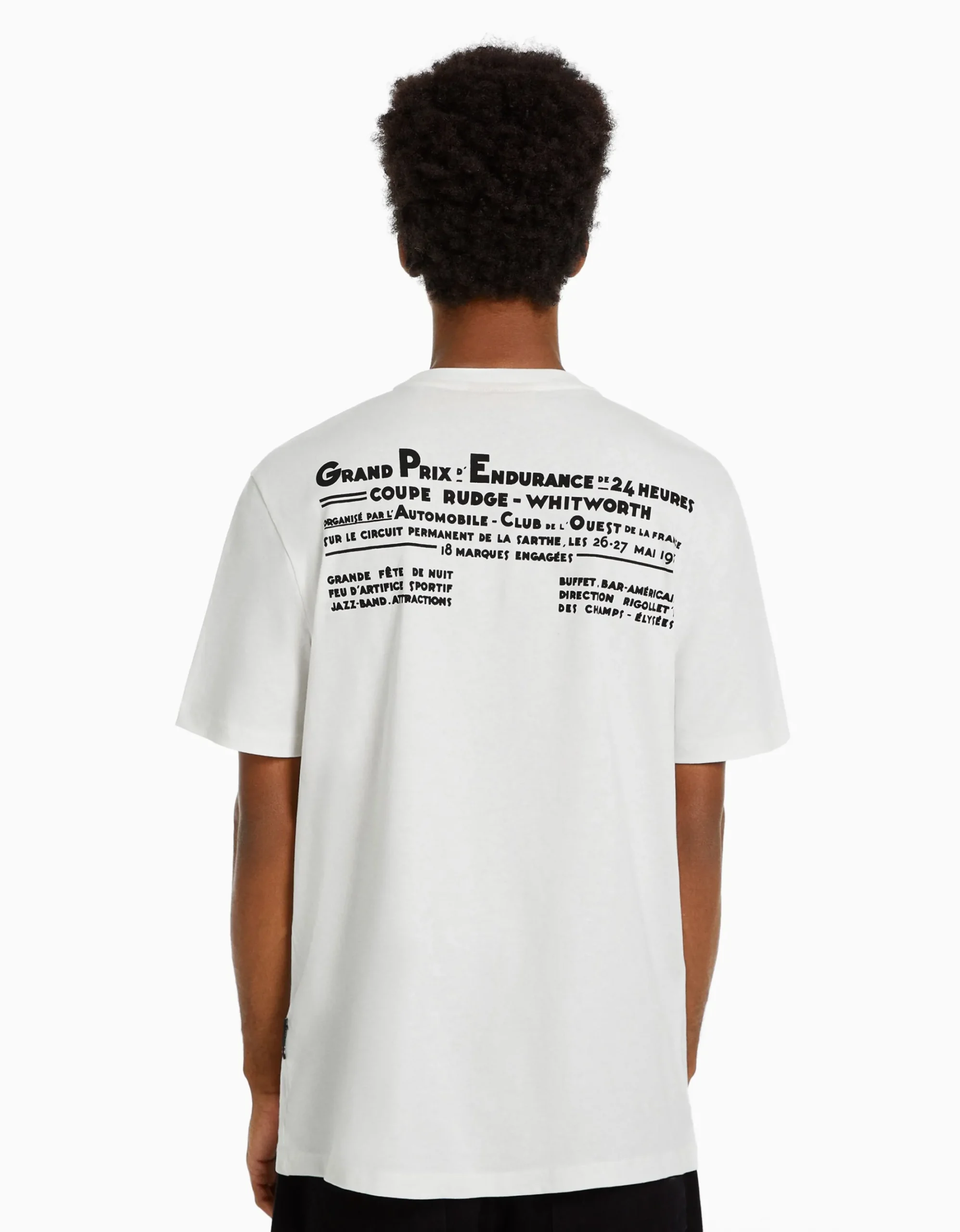 HOMME BERSHKA Vêtements*T-shirt manches courtes regular fit 24h LE MANS