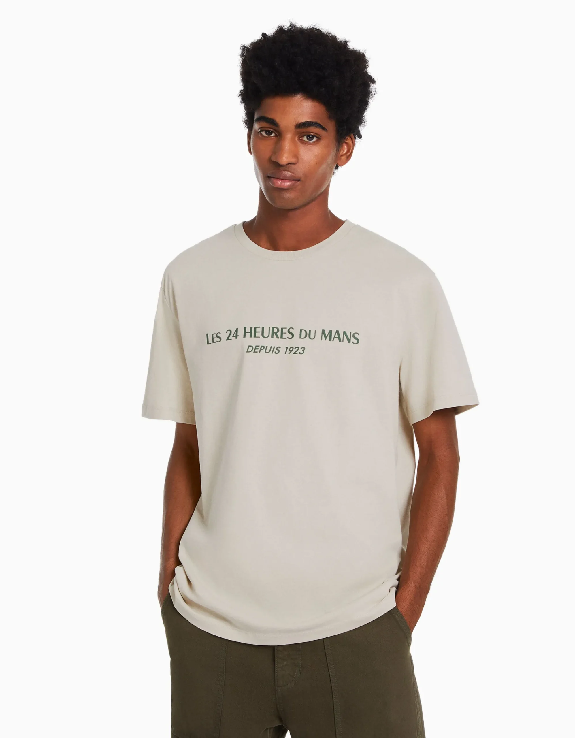 HOMME BERSHKA Collaborations®*T-shirt manches courtes regular fit 24h LE MANS