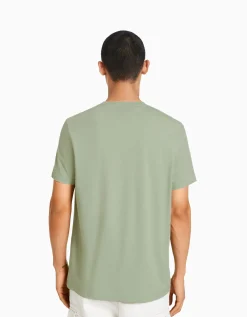 HOMME BERSHKA Vêtements*T-shirt manches courtes regular fit