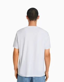 HOMME BERSHKA Vêtements*T-shirt manches courtes regular fit