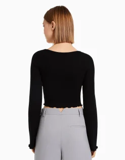 FEMME BERSHKA Tee-shirts*T-shirt manches longues col rond