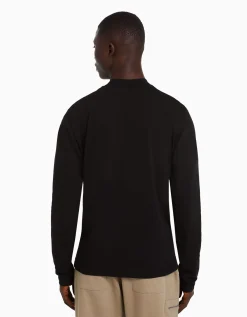 HOMME BERSHKA Vêtements*T-shirt manches longues col cheminée