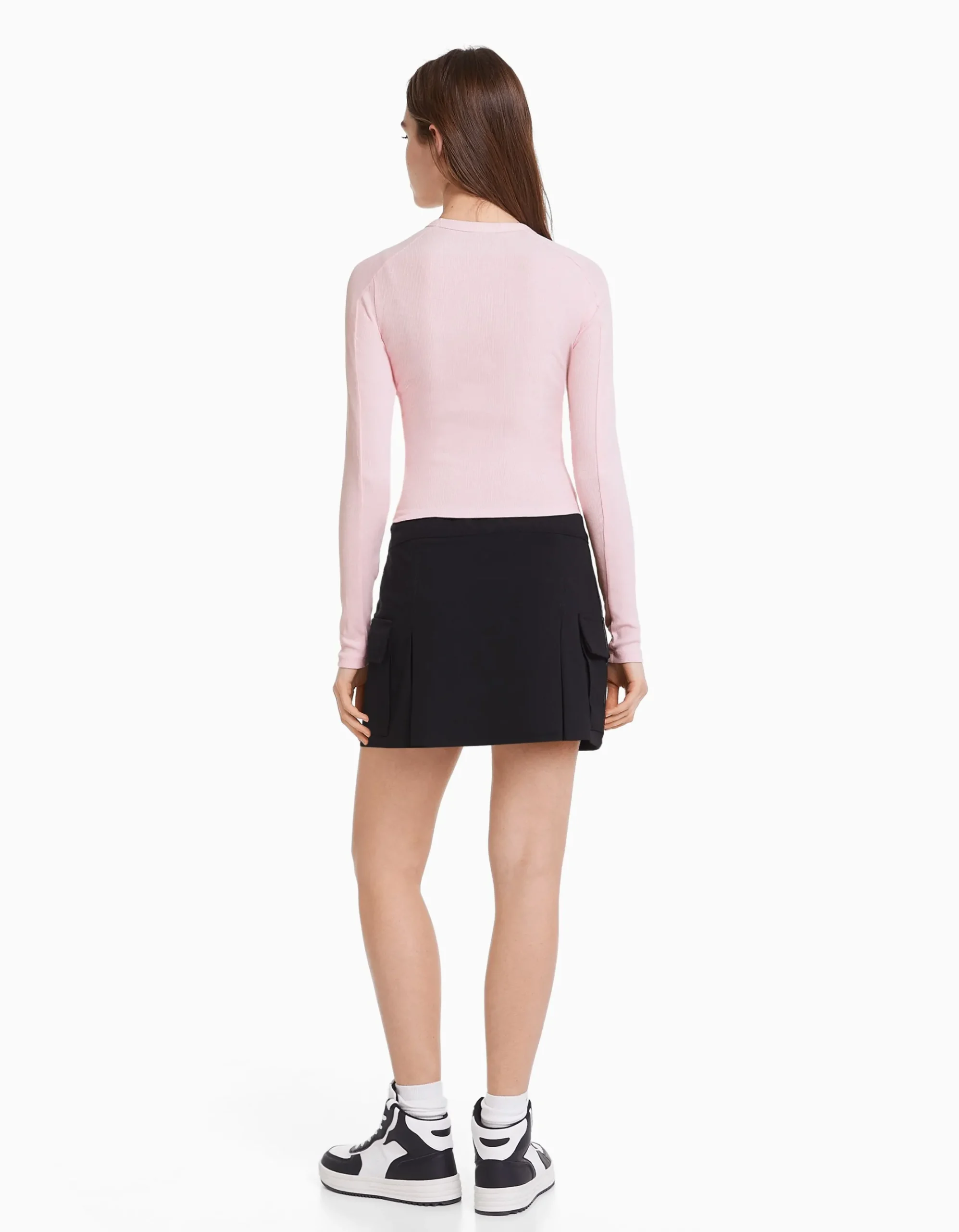 FEMME BERSHKA Tee-shirts*T-shirt manches longues imprimé anime