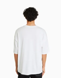 FEMME BERSHKA Special packaging collabs*T-shirt oversize à manches courtes