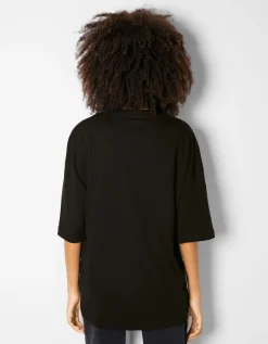 FEMME BERSHKA Tee-shirts*T-shirt oversize à manches courtes