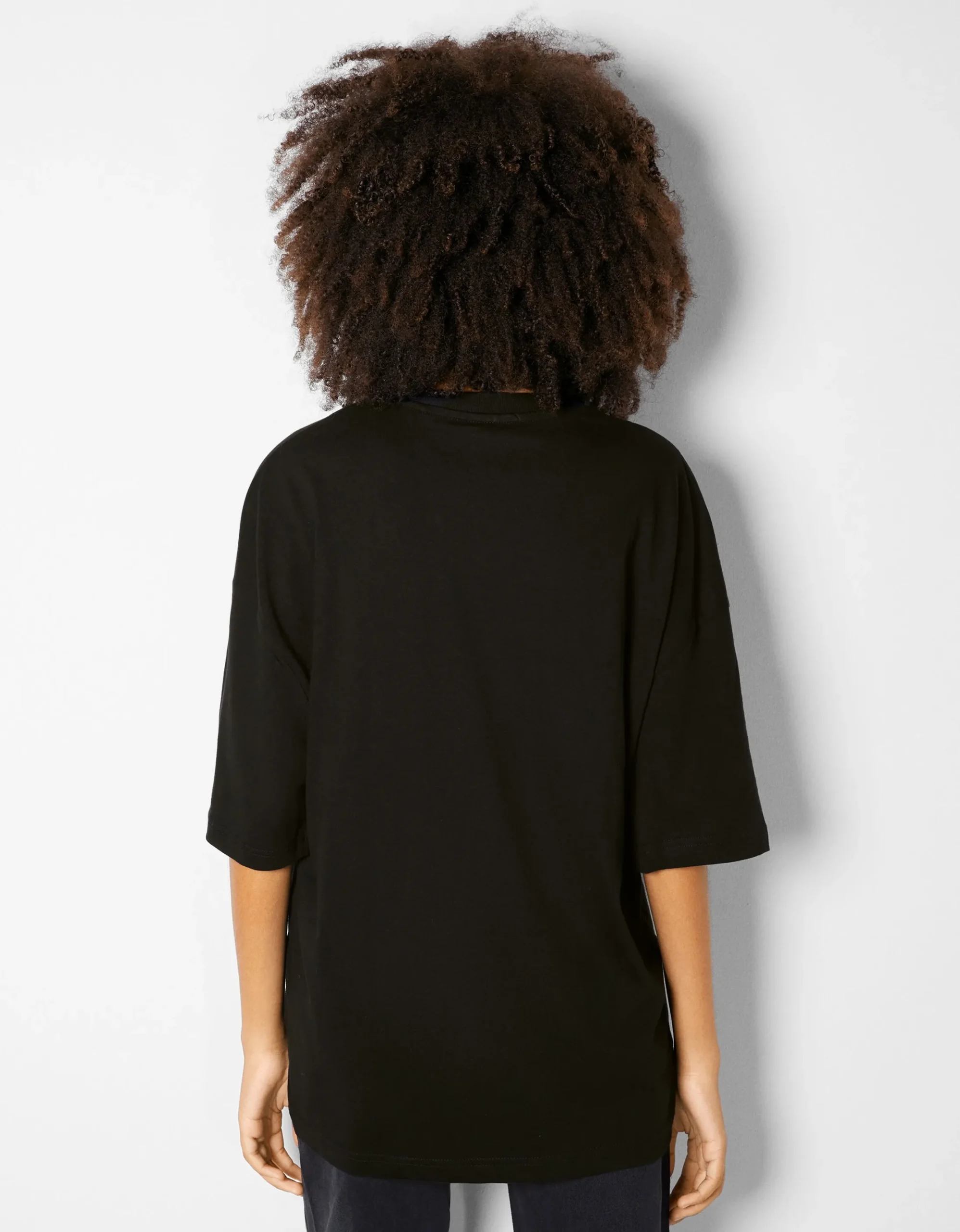 FEMME BERSHKA Tee-shirts*T-shirt oversize à manches courtes