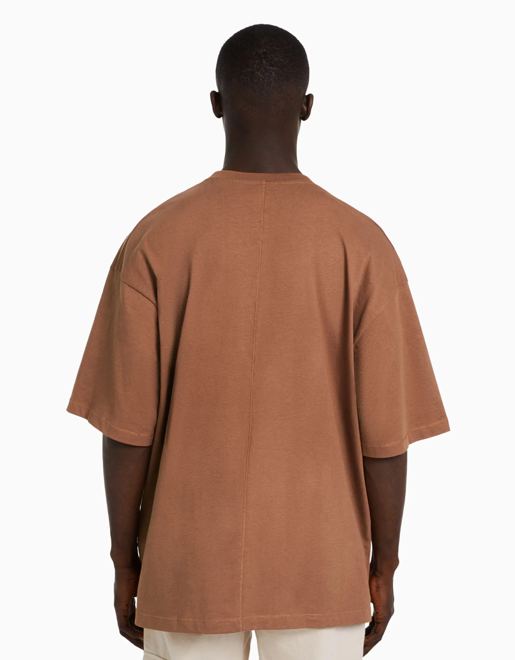 HOMME BERSHKA Vêtements*T-shirt oversize à manches courtes