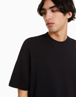 HOMME BERSHKA Basiques*T-shirt oversize à manches courtes