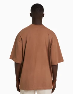 HOMME BERSHKA Vêtements*T-shirt oversize à manches courtes