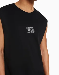 HOMME BERSHKA Tee-shirts*T-shirt workwear sans manches