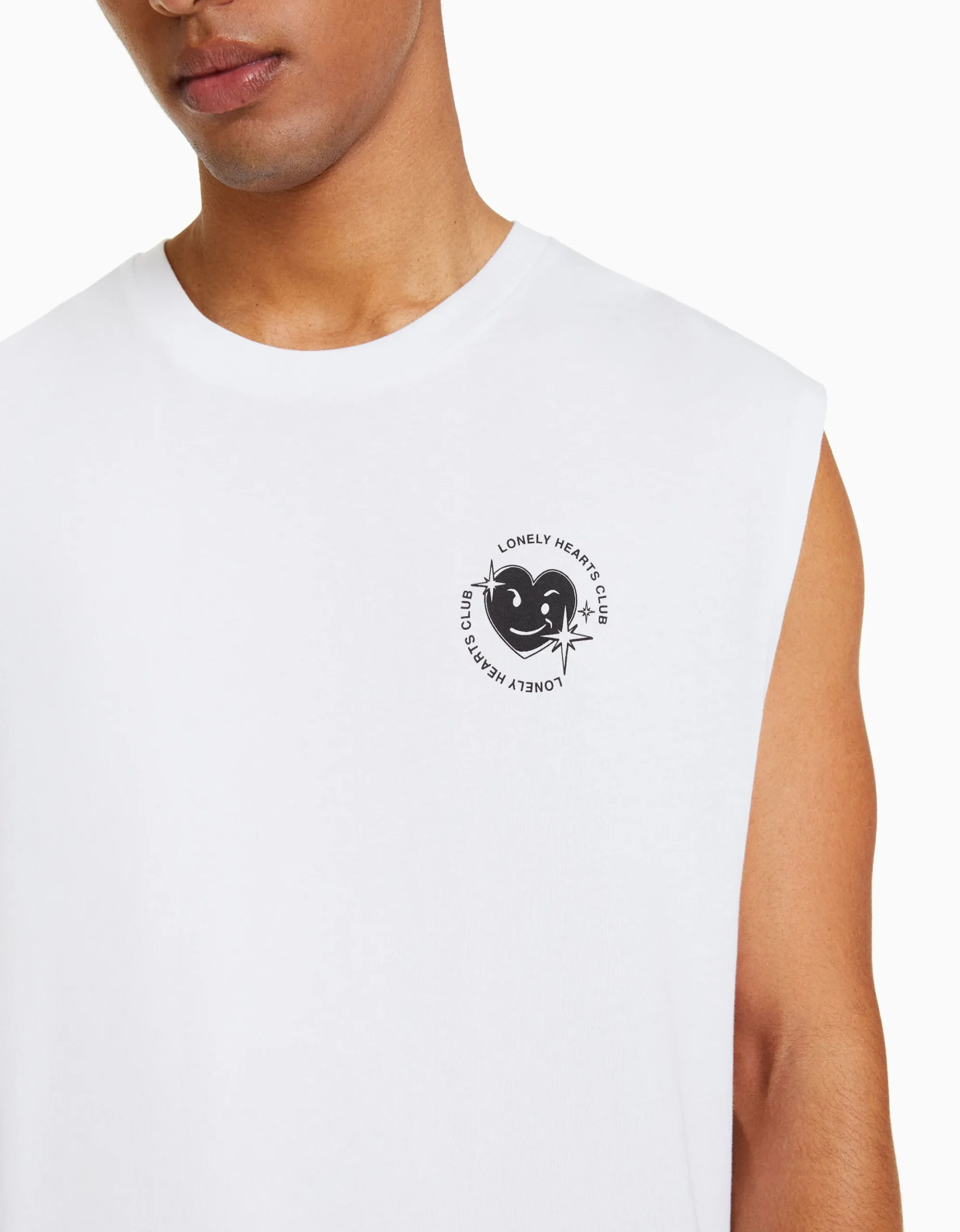 HOMME BERSHKA Tee-shirts*T-shirt workwear sans manches