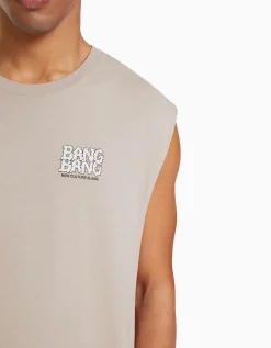HOMME BERSHKA Tee-shirts*T-shirt workwear sans manches