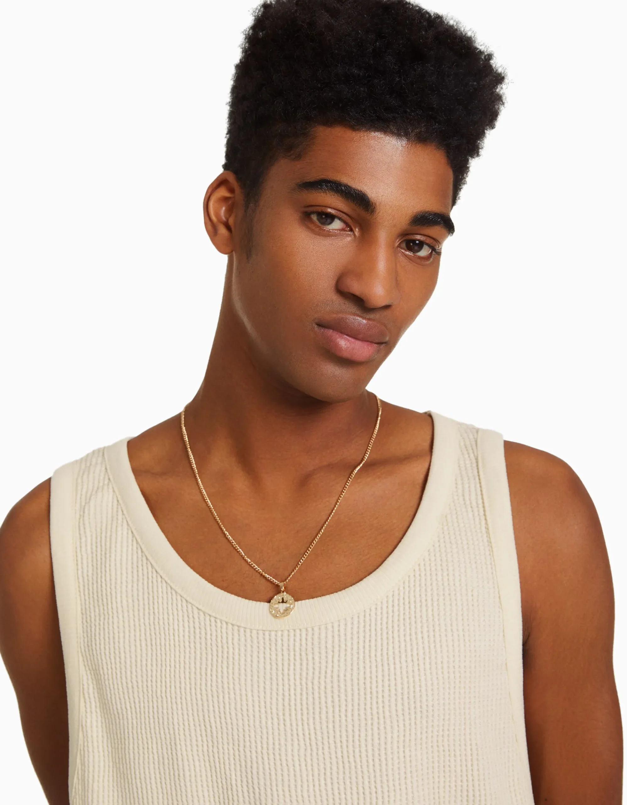 HOMME BERSHKA Tee-shirts*T-shirt workwear sans manches