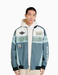 HOMME BERSHKA Blousons et manteaux*Veste en jean racing