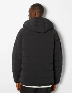 HOMME BERSHKA Blousons et manteaux*Veste kangourou matelassée