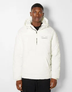 HOMME BERSHKA Blousons et manteaux*Veste kangourou matelassée